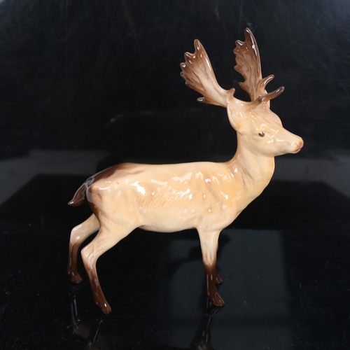 714 - Beswick porcelain stag figure, height 20cm