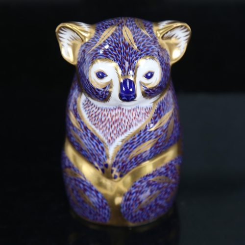 722 - Royal Crown Derby koala, LVII, no button, height 11cm