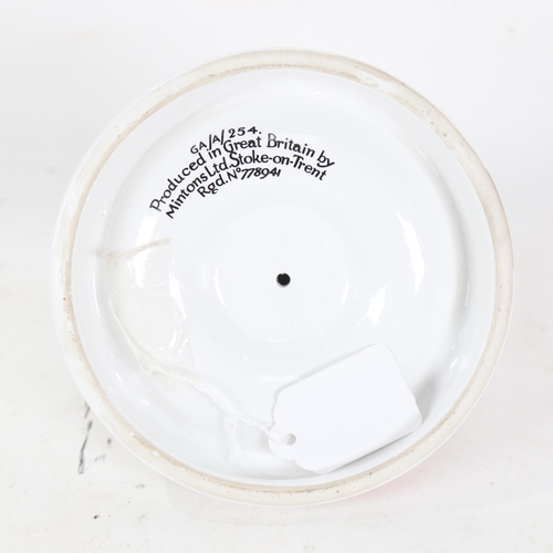 730 - A Minton's Guinness porcelain advertising barrel ashtray, diameter 14cm