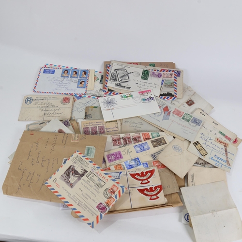 771 - A quantity of handwritten WWW1, Victorian letters and envelopes, including Penny Red postage stamps ... 