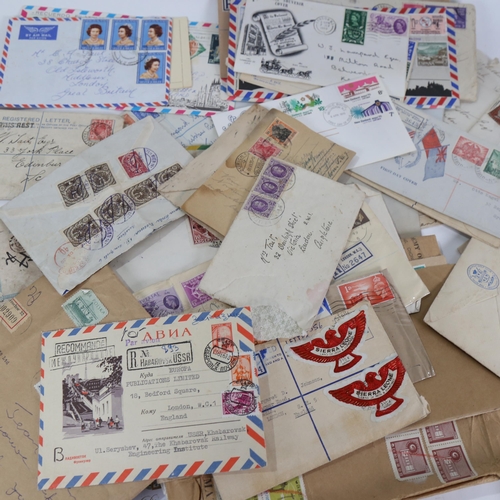 771 - A quantity of handwritten WWW1, Victorian letters and envelopes, including Penny Red postage stamps ... 