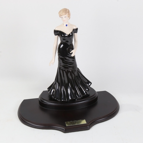 775 - Coalport Diana Forever In Our Hearts porcelain figure, on stand