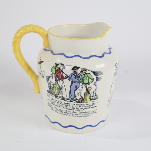 787 - Royal Doulton Sea Shanty jug, height 16cm