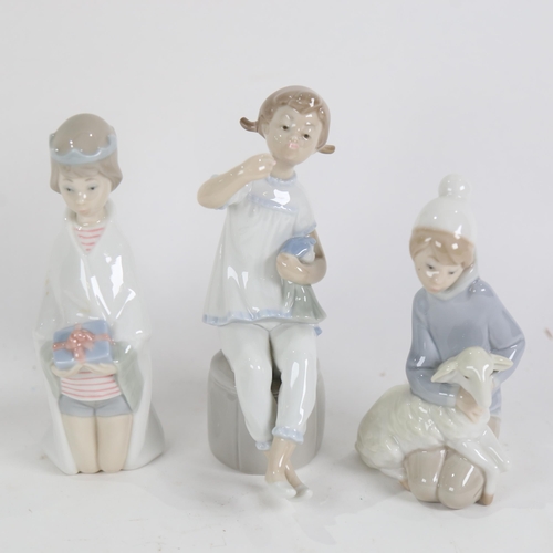 788 - 3 Lladro porcelain girl figures