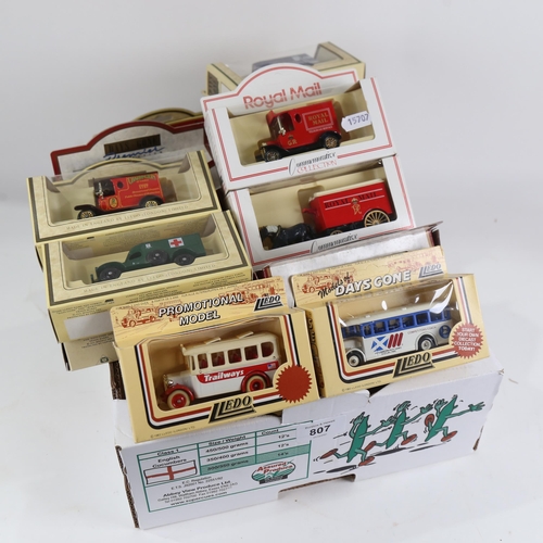 807 - A quantity of Days Gone and Lledo boxed toy cars (boxful)