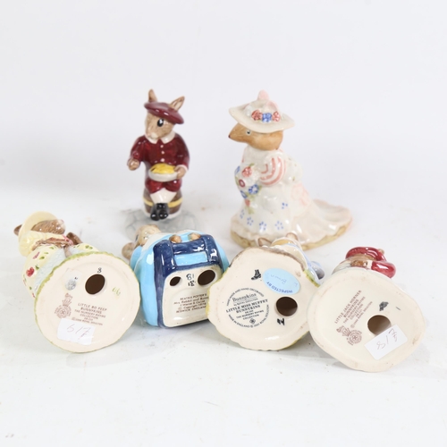 888 - 5 Royal Doulton Bunnykins figures, and another (5)