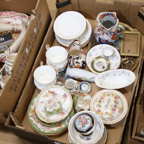 890 - A large quantity of various ceramics (3 boxes)