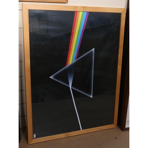 915 - A framed poster for Pink Floyd 