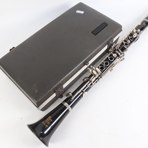 927 - A Boosey & Hawkes Regent clarinet, with chrome mounts, cased