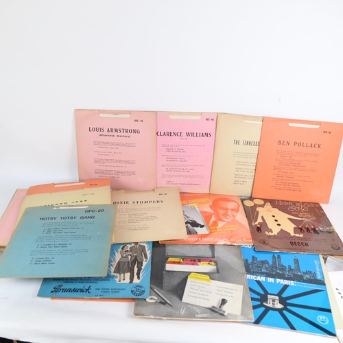 931 - A collection of early 20th century jazz records