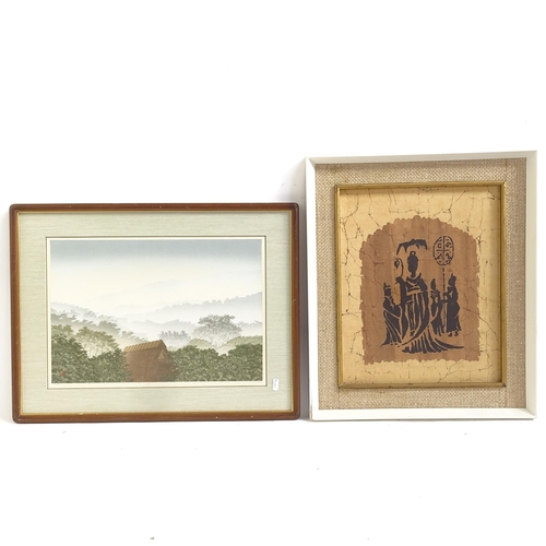 1403 - 2 framed prints