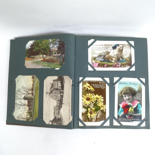 897 - 2 albums of Vintage postcards and picture cards (2 albums)