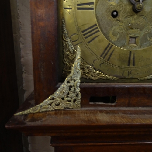 2177 - An 18th century 8-day longcase clock, having a 12