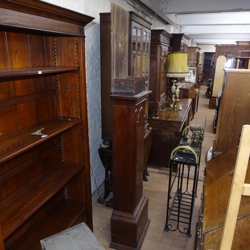 2177 - An 18th century 8-day longcase clock, having a 12