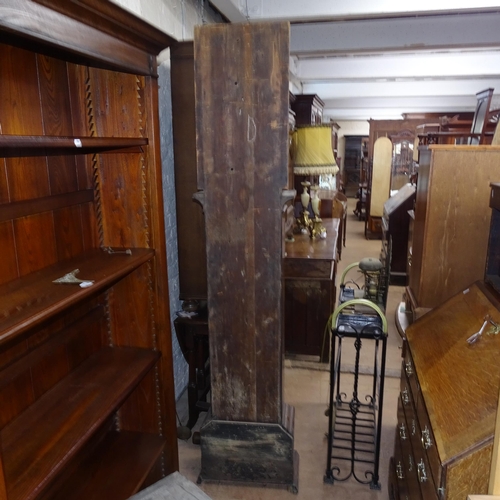 2177 - An 18th century 8-day longcase clock, having a 12