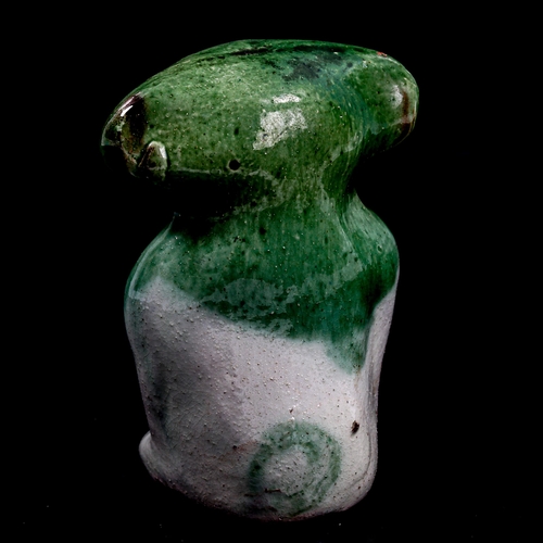 1050 - A Barnstaple green glazed pottery nymph figures, Little Mary, height 7.5cm