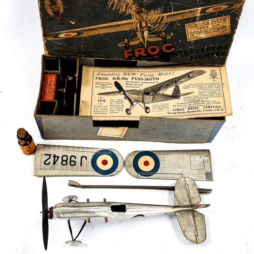 1082 - Frog Mark IV Interceptor Fighter Aircraft by International Model Aircraft Ltd, original box with ins... 