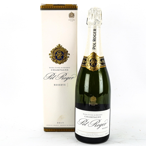 1151 - A bottle of Pol Roger Extra Cuvee de Reserve Champagne, boxed 75cl