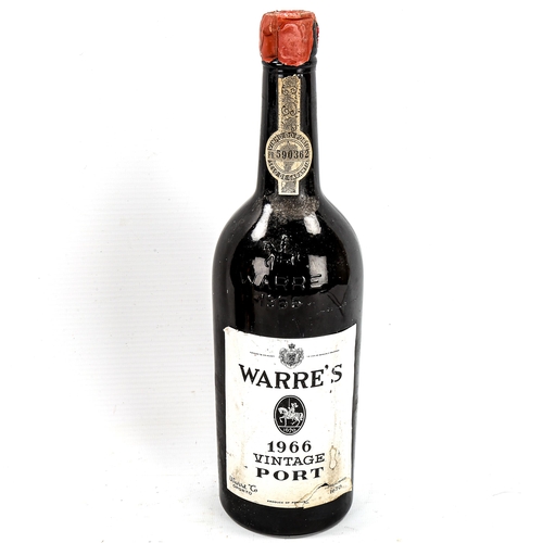 1152 - A bottle of Warre's 1966 vintage port