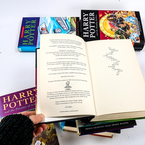 1191 - 8 Harry Potter hardback books, including 4 first editions