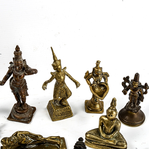 1192 - A group of Indian bronze deities (11)