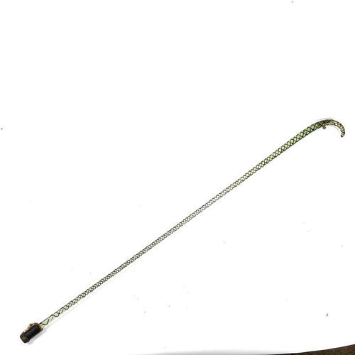 1249 - A Nailsea glass walking cane