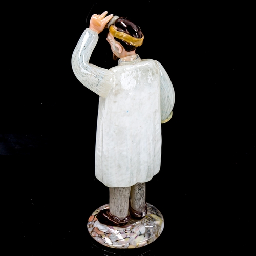 1271 - A Murano handmade coloured glass figure of a surgeon, height 20cm