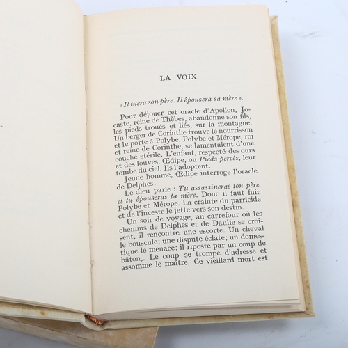 1505 - Jean Cocteau, La Machine Infernale, 9th edition, signed in pen with sketch by the artist on the titl... 