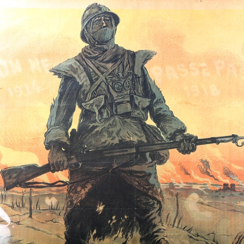 1609 - Maurice Neumont (1868 - 1930), First War Period lithograph poster, published 1918, size 112cm x 80cm... 