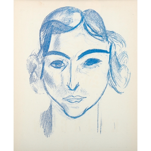 1615 - Henri Matisse, lithograph, design for back cover of Klingen 1918, 33cm x 26cm, framed