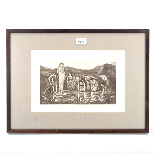 1617 - Edward Burne Jones, photogravure Venus, published by Dujardin 1885, image 16cm x 27cm, framed