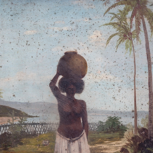 1687 - Papua New Guinea interest, William Huddlestone (1858-1915), rare late 19th century study of an indig... 