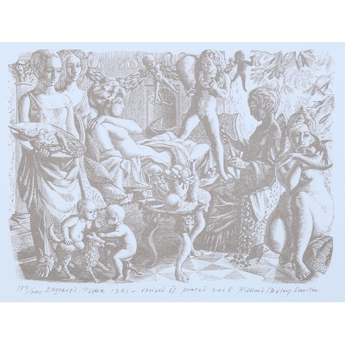 1758 - Richard Shirley Smith, engraving, Roma, 1961/2006, no. 139/200, image 15cm x 20cm, mounted