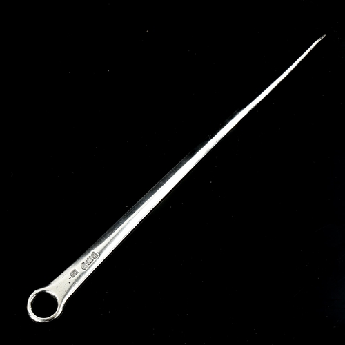 185 - A George III silver meat skewer, by George Smith III, hallmarks London 1782, length 32.5cm, 2.6oz