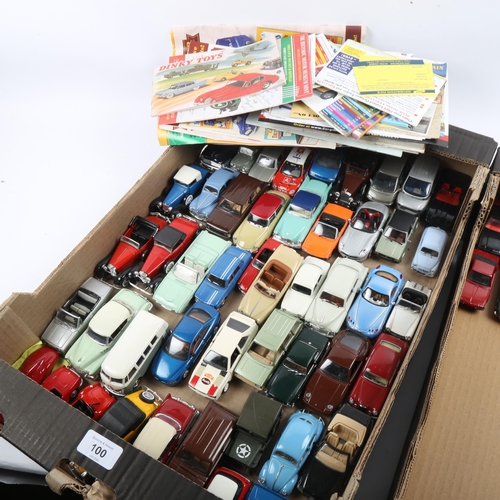 100 - SOLIDO - a large quantity of diecast model toy cars and vehicles (2 boxes)