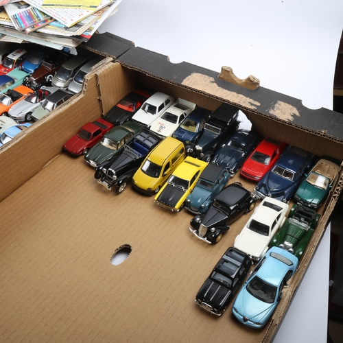 100 - SOLIDO - a large quantity of diecast model toy cars and vehicles (2 boxes)