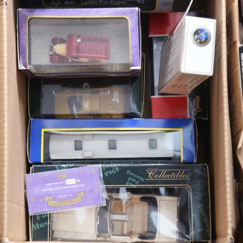 105 - A quantity of boxed diecast model cars, including Superior Turbos, Models of Yesteryear etc (2 boxes... 