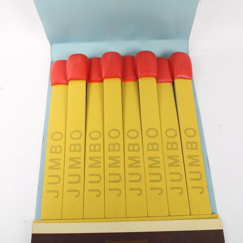 117 - An oversized Jumbo Giant Match shop advertising matchbook, length 37cm