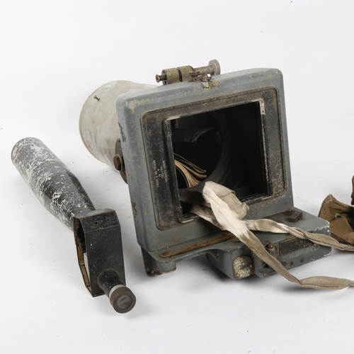 168 - A Second World War Period Spitfire reconnaissance camera body, cone 14