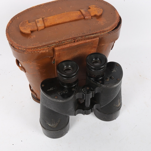 170 - A pair of Second World War Period REL Canada 7x50 military issue binoculars, marked CGB 57 GA, 8943-... 