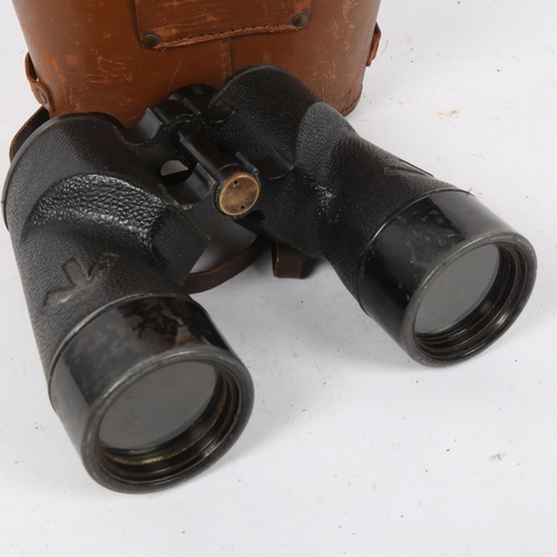 170 - A pair of Second World War Period REL Canada 7x50 military issue binoculars, marked CGB 57 GA, 8943-... 