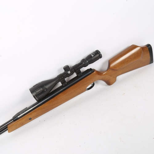 173 - BAM B40 .22 calibre air rifle, under barrel lever action with Nikko Stirling Mountmaster 4-12x50 sco... 