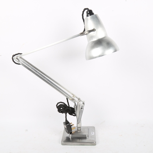 217 - A Vintage Herbert Terry model 1227 stripped and polished anglepoise desk lamp