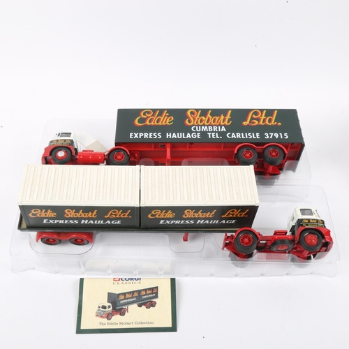 66 - CORGI - 2 x Classics Eddie Stobart diecast model lorries, comprising Foden S21 13601, and Foden S21 ... 