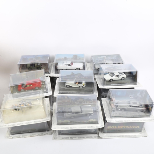 67 - A group of GE Fabbri Limited 007 James Bond model cars, all boxed (18)