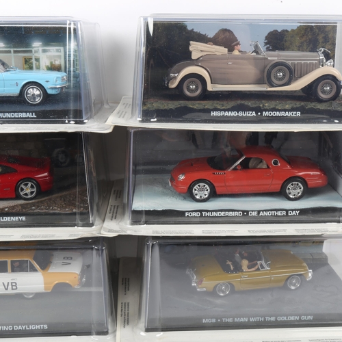 72 - A group of GE Fabbri Limited 007 James Bond toy model cars, all boxed (12)