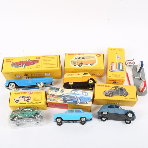 84 - DINKY TOYS - 6 x diecast models, including Ford Thunderbird 555, Bedford Van 482, all boxed (6)