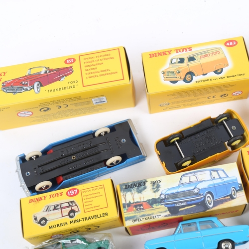 84 - DINKY TOYS - 6 x diecast models, including Ford Thunderbird 555, Bedford Van 482, all boxed (6)