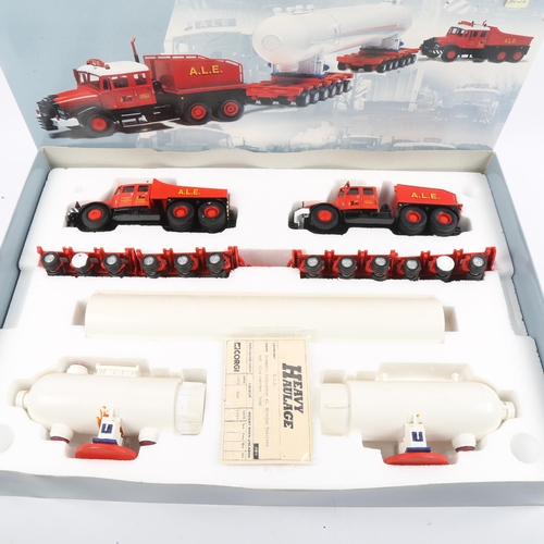 86 - CORGI - a Limited Edition Heavy Haulage A.L.E Scammell Contractor x 2, 31013, boxed