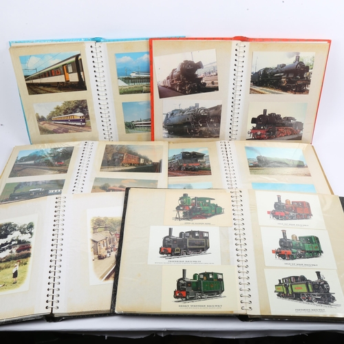 234 - 6 albums of railway photographs